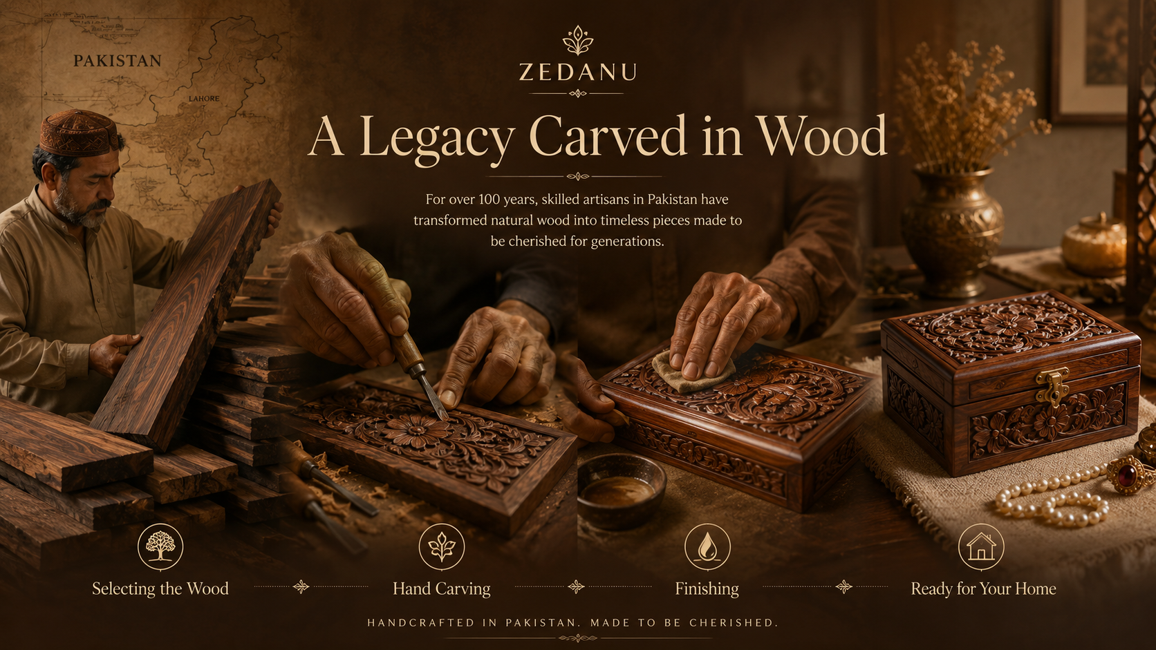 The Art of Handcrafted Wood: Why Every ZEDANU Piece Tells a Story