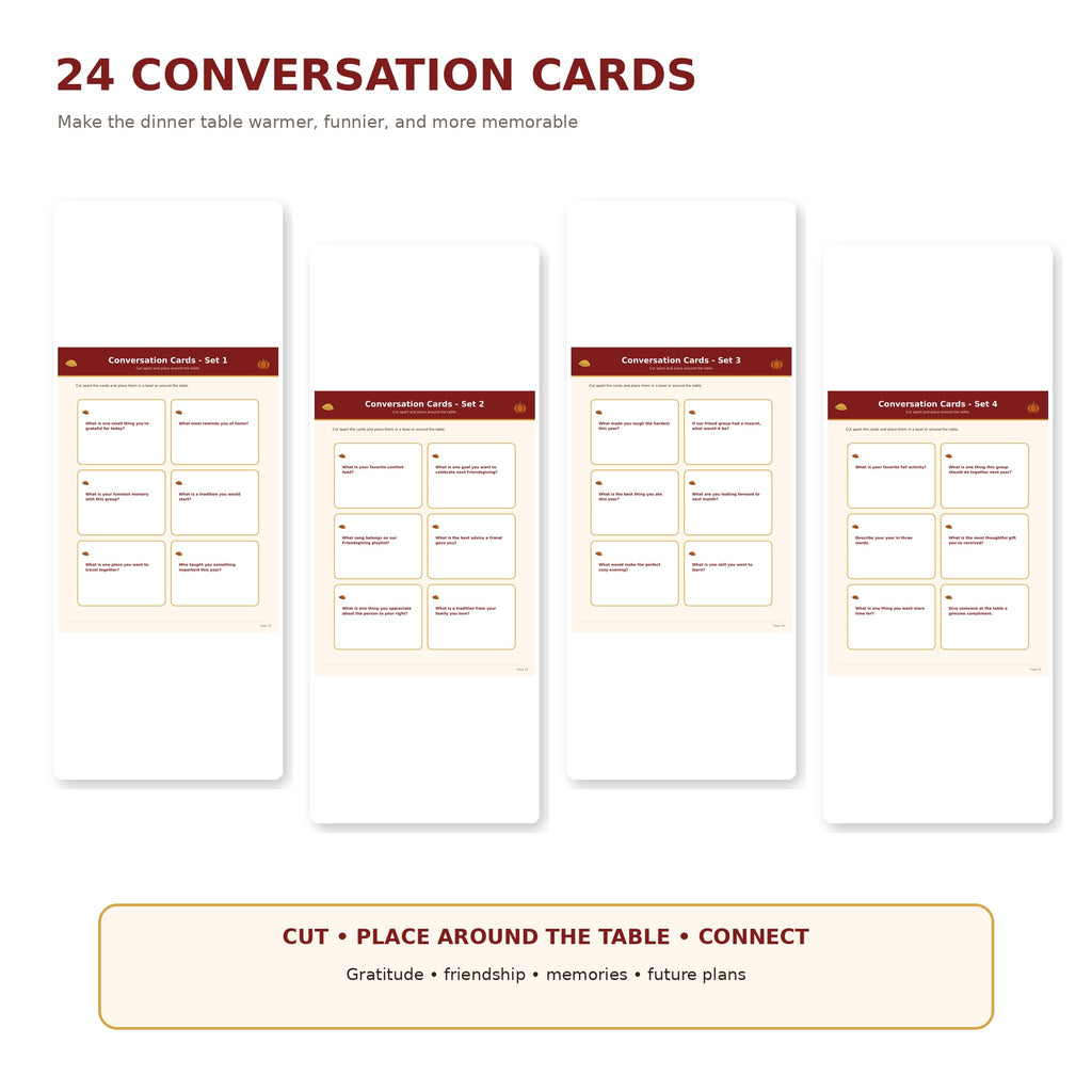 Friendsgiving Party Games Bundle Printable, 24 Thanksgiving Games for Adults Teens, Friendsgiving Dinner Party Instant Download