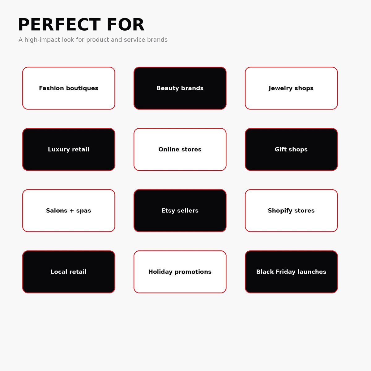 Black Friday Canva Templates Luxury Neon, Editable Instagram Sale Posts & Story Templates, Black Red Friday Marketing Kit